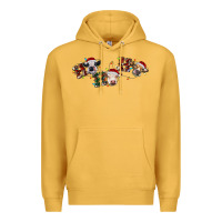 Mustard hohoho christmas cows Premium Hoodie - RanaPortraitStore