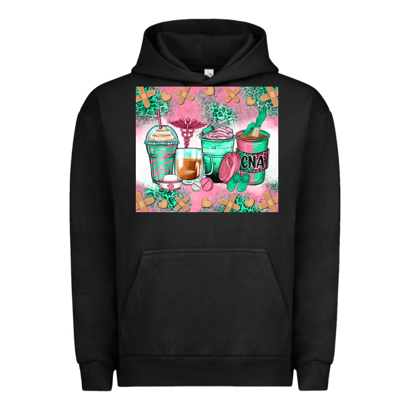 Certified Nursing Assistant Coffee Cups Urban Hoodie by Zillion Design Studio | Teevron
