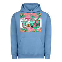 Pigment Pebble Blue certified nursing assistant coffee cups Urban Hoodie - Zillion Design Studio