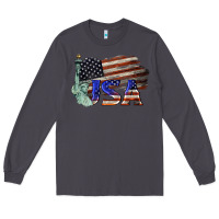 Smoke usa  statue of liberty Long Sleeve Tee - BarkalooDesign