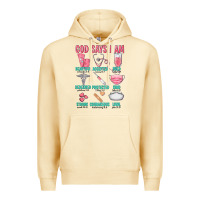 Pina Colada god says i am Premium Hoodie - texasbilliewilder