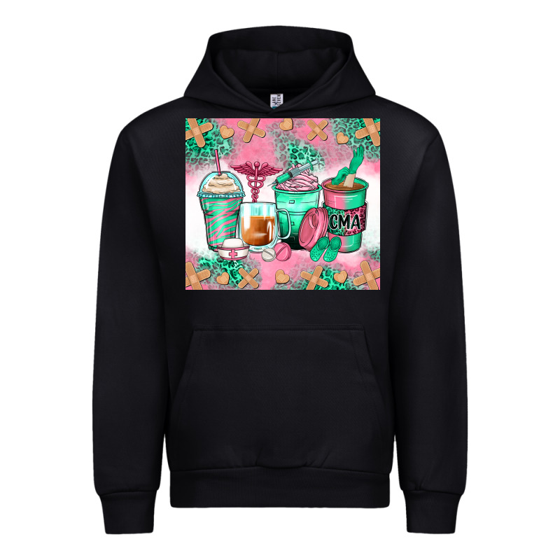 Certified Medical Assistant Coffee Cups Urban Hoodie by Zillion Design Studio | Teevron