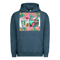 Pigment Midnight Navy certified medical assistant coffee cups Urban Hoodie - Zillion Design Studio