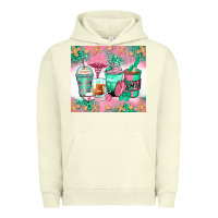 Pigment Pistachio certified medical assistant coffee cups Urban Hoodie - Zillion Design Studio