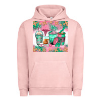 Pigment Salmon certified medical assistant coffee cups Urban Hoodie - Zillion Design Studio