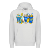 Dove Grey down syndrome coffee cups Premium Hoodie - Zillion Design Studio