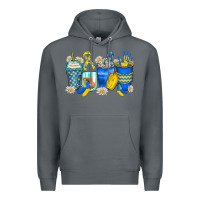 Rock down syndrome coffee cups Premium Hoodie - Zillion Design Studio