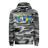 Slate Camo down syndrome coffee cups Premium Hoodie - Zillion Design Studio