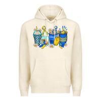 Tofu down syndrome coffee cups Premium Hoodie - Zillion Design Studio