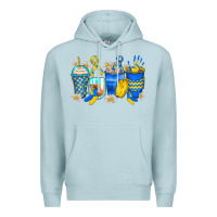 Blue Mist down syndrome coffee cups Premium Hoodie - Zillion Design Studio