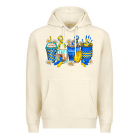 Sandshell down syndrome coffee cups Premium Hoodie - Zillion Design Studio