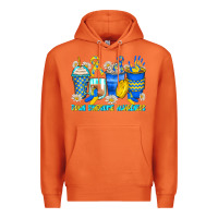 Carrot down syndrome coffee cups Premium Hoodie - Zillion Design Studio