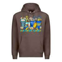 Coffee down syndrome coffee cups Premium Hoodie - Zillion Design Studio