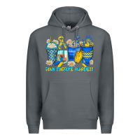 Rock down syndrome coffee cups Premium Hoodie - Zillion Design Studio