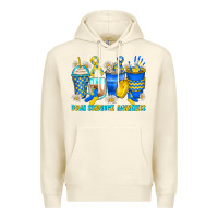 Sandshell down syndrome coffee cups Premium Hoodie - Zillion Design Studio