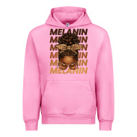 Melanin Afro Messy Bun Urban Hoodie | Teevron