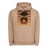 Pigment Burro melanin afro messy bun Urban Hoodie - texasbilliewilder