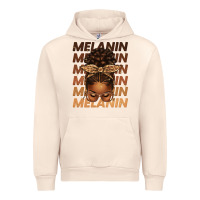 Sandshell melanin afro messy bun Urban Hoodie - texasbilliewilder