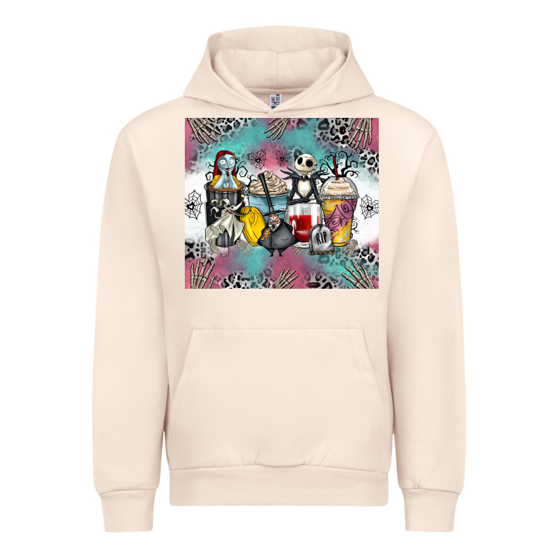 Cartoon Characters Coffee Cups Urban Hoodie by Zillion Design Studio | Teevron