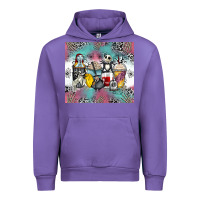 Tulip cartoon characters coffee cups Urban Hoodie - Zillion Design Studio