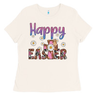 Bone happy easter cross Ladies Tee - Artiststas