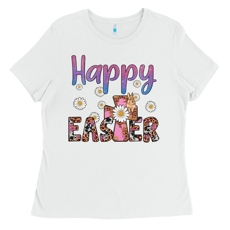 Happy Easter Cross Ladies Tee by Artiststas | Teevron