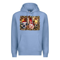 Christmas Farm Animals Premium Hoodie | Teevron
