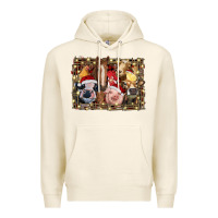 Tofu christmas farm animals Premium Hoodie - RanaPortraitStore