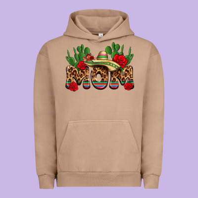 Mexican Mom Urban Hoodie Designed By Texasbilliewilder