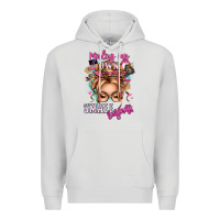 Dove Grey minding my own small business blonde messy bun Premium Hoodie - texasbilliewilder