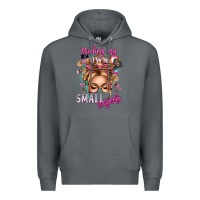 Rock minding my own small business blonde messy bun Premium Hoodie - texasbilliewilder