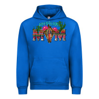 Cobalt mexican mom with cactus Urban Hoodie - texasbilliewilder