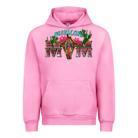 Fuchsia Pink mexican mom with cactus Urban Hoodie - texasbilliewilder