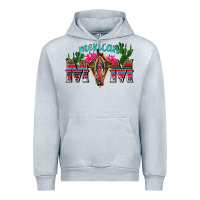 Heather Grey mexican mom with cactus Urban Hoodie - texasbilliewilder