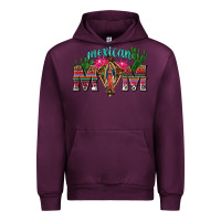 Mauve Wine mexican mom with cactus Urban Hoodie - texasbilliewilder
