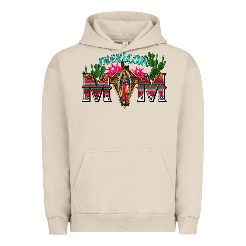 Mexican Mom With Cactus Urban Hoodie by texasbilliewilder | Teevron