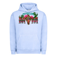 Pigment Grape Ice mexican mom with cactus Urban Hoodie - texasbilliewilder