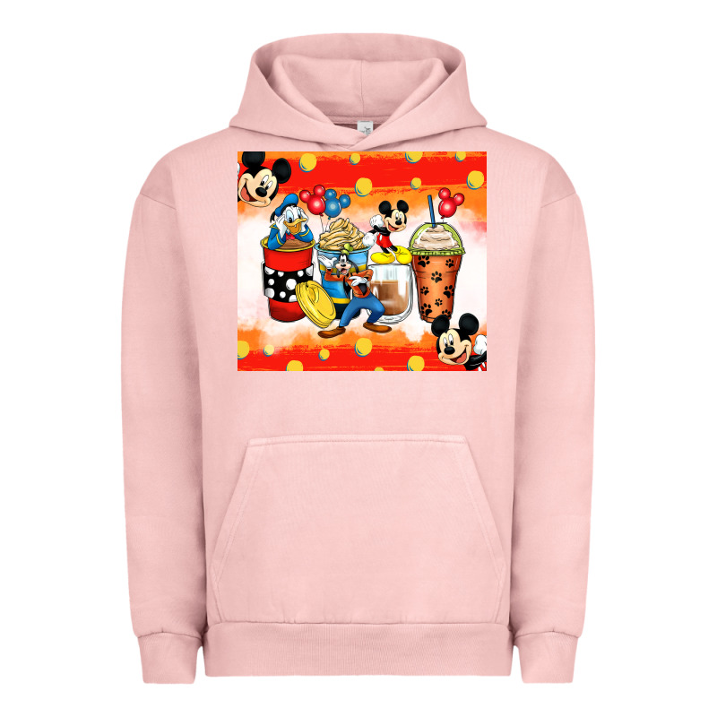 Cartoon Characters Coffee Cups Urban Hoodie by Zillion Design Studio | Teevron
