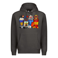 Smoke dispatcher coffee cups Premium Hoodie - Zillion Design Studio