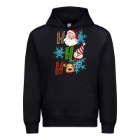 Black ho ho ho christmas Urban Hoodie - RanaPortraitStore