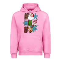 Fuchsia Pink ho ho ho christmas Urban Hoodie - RanaPortraitStore