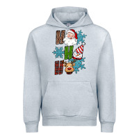 Heather Grey ho ho ho christmas Urban Hoodie - RanaPortraitStore