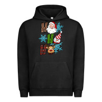 Pigment Black ho ho ho christmas Urban Hoodie - RanaPortraitStore