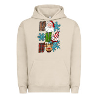 Pigment French Oak ho ho ho christmas Urban Hoodie - RanaPortraitStore