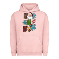 Pigment Salmon ho ho ho christmas Urban Hoodie - RanaPortraitStore