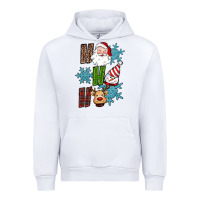 White ho ho ho christmas Urban Hoodie - RanaPortraitStore