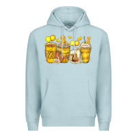 Blue Mist childhood cancer coffee cups Premium Hoodie - Zillion Design Studio