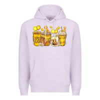 Lilac childhood cancer coffee cups Premium Hoodie - Zillion Design Studio