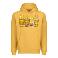 Mustard childhood cancer coffee cups Premium Hoodie - Zillion Design Studio