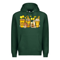 Sports Green childhood cancer coffee cups Premium Hoodie - Zillion Design Studio